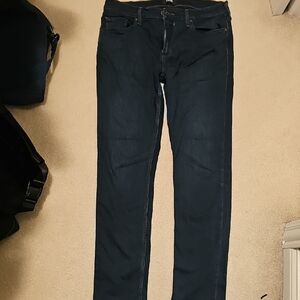 Paige Federal Slim Fit Blue Denim Jeans with Classic Detailing